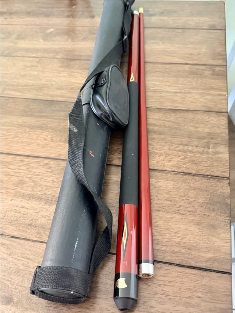 Vintage Billiard Pool Cue Stick Set With Carrying Case – 2 Piece